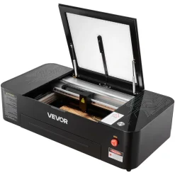 VEVOR 55W CO2 Laser Engraver, 20 x 12 in, Desktop CO2 Laser Engraver and Cutter Machine with 16MP Camera, Water Pump, Rotary Axis, Compatible with LightBurn CorelDRAW RDWorks, for Wood Acrylic Glass