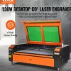 VEVOR 130W CO2 Laser Engraver, 35 x 55 in, 19.7 IPS Laser Cutter Machine with 2-Way Pass Air Assist, Compatible with LightBurn, CorelDRAW, AutoCAD, Windows, Mac OS, Linux, for Wood Acrylic Fabric More