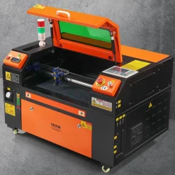 VEVOR 100W CO2 Laser Engraver, 24 x 35 in, 19.7 IPS Laser Cutter Machine with 2-Way Pass Air Assist, Compatible with LightBurn, CorelDRAW, AutoCAD, Windows, Mac OS, Linux, for Wood Acrylic Fabric More