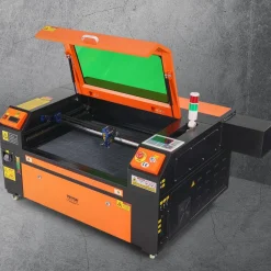 VEVOR 80W CO2 Laser Engraver, 20 x 28 in, 19.7 IPS Laser Cutter Machine with 2-Way Pass Air Assist, Compatible with LightBurn, CorelDRAW, AutoCAD, Windows, Mac OS, Linux, for Wood Acrylic Fabric More