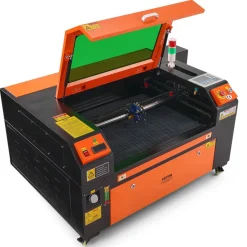 VEVOR 80W CO2 Laser Engraver, 20 x 28 in, 19.7 IPS Laser Cutter Machine with 2-Way Pass Air Assist, Compatible with LightBurn, CorelDRAW, AutoCAD, Windows, Mac OS, Linux, for Wood Acrylic Fabric More