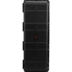 VEVOR Weatherproof Hard Case, Heavy Duty Protective Dry Box Case with Pre-Cut Foam & Retractable Pull Handles for Travel, Hunt, Military, Tactical, IP67 Waterproof Case for Cameras(112x41x34)