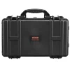 VEVOR Weatherproof Hard Case, Heavy Duty Protective Dry Box Case with Pre-cut Foam, Wheels & Retractable Pull Handles for Travel, Hunt, Military, Tactical, IP67 Waterproof Case for Cameras (64x51x25)