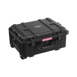 VEVOR Weatherproof Hard Case, Heavy Duty Protective Dry Box Case with Pre-Cut Foam, Wheels & Retractable Pull Handles for Travel, Hunt, Military, Tactical, IP67 Waterproof Case for Cameras(57x45x28)