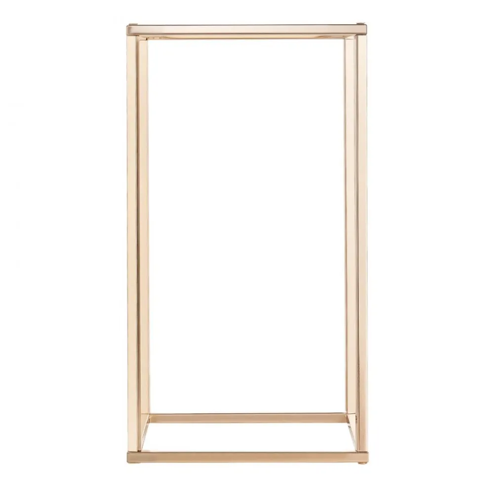 VEVOR Wedding Flower Stand, 10PCS 15.75-inch Column Flower Stand, Floral Stands with Acrylic Laminate, Gold Rectangular Floral Display Rack for Wedding, Party, Birthday, Home, Gold Centerpiece Stands