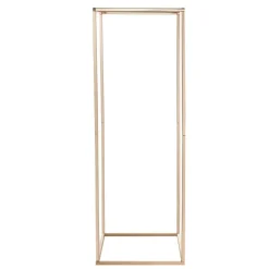 VEVOR Wedding Flower Stand, 10PCS 31.5-inch Column Flower Stand, Floral Stands with Metal Laminate, Rectangular Floral Display Rack for Wedding, Party, Birthday, Home, French Gold Stands