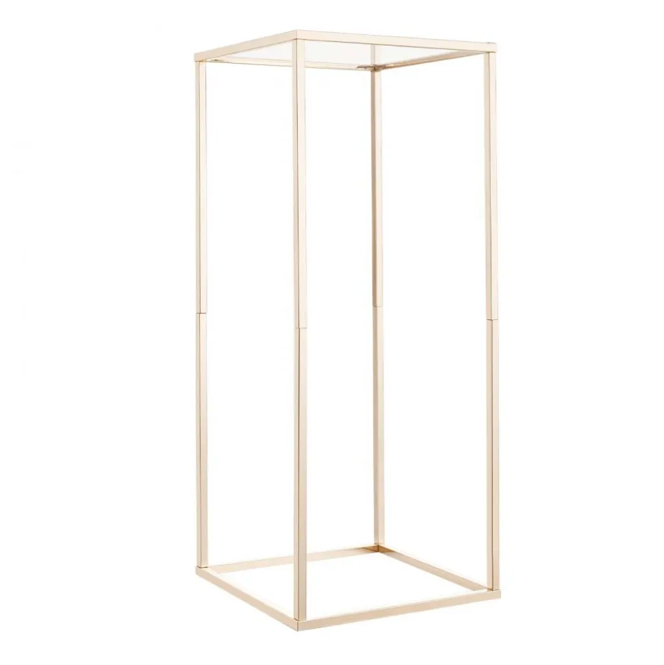 VEVOR Wedding Flower Stand, 3PCS 23.62/29.53/35.43 inch Round Cylinder Plinth, Clear Pedestal Stand with Transparent Acrylic Lid, Cylindrical Pedestal Stands for Wedding, Party, Birthday, Art Decor