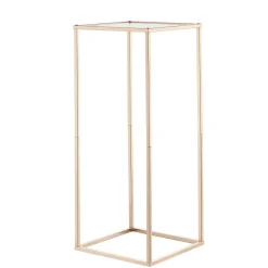 VEVOR Wedding Flower Stand, 3PCS 23.62/29.53/35.43 inch Round Cylinder Plinth, Clear Pedestal Stand with Transparent Acrylic Lid, Cylindrical Pedestal Stands for Wedding, Party, Birthday, Art Decor