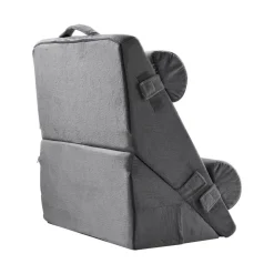 VEVOR Wedge Pillow for Sleeping, 4 Pcs Adjustable Orthopedic Bed Wedge Set, Support Arm Leg Neck Shoulder, Post Surgery Pillow for Back Pain, Acid Reflux, Snoring Relief, Sitting up in Bed, Dark Grey