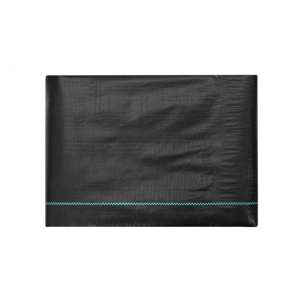 VEVOR Weed Barrier Landscape Fabric, 3*100FT Heavy Duty Garden Weed Fabric, Woven PP Weed Control Fabric, Driveway Fabric, Geotextile Fabric for Landscaping, Ground Cover, Weed Blocker Weed Mat, Black