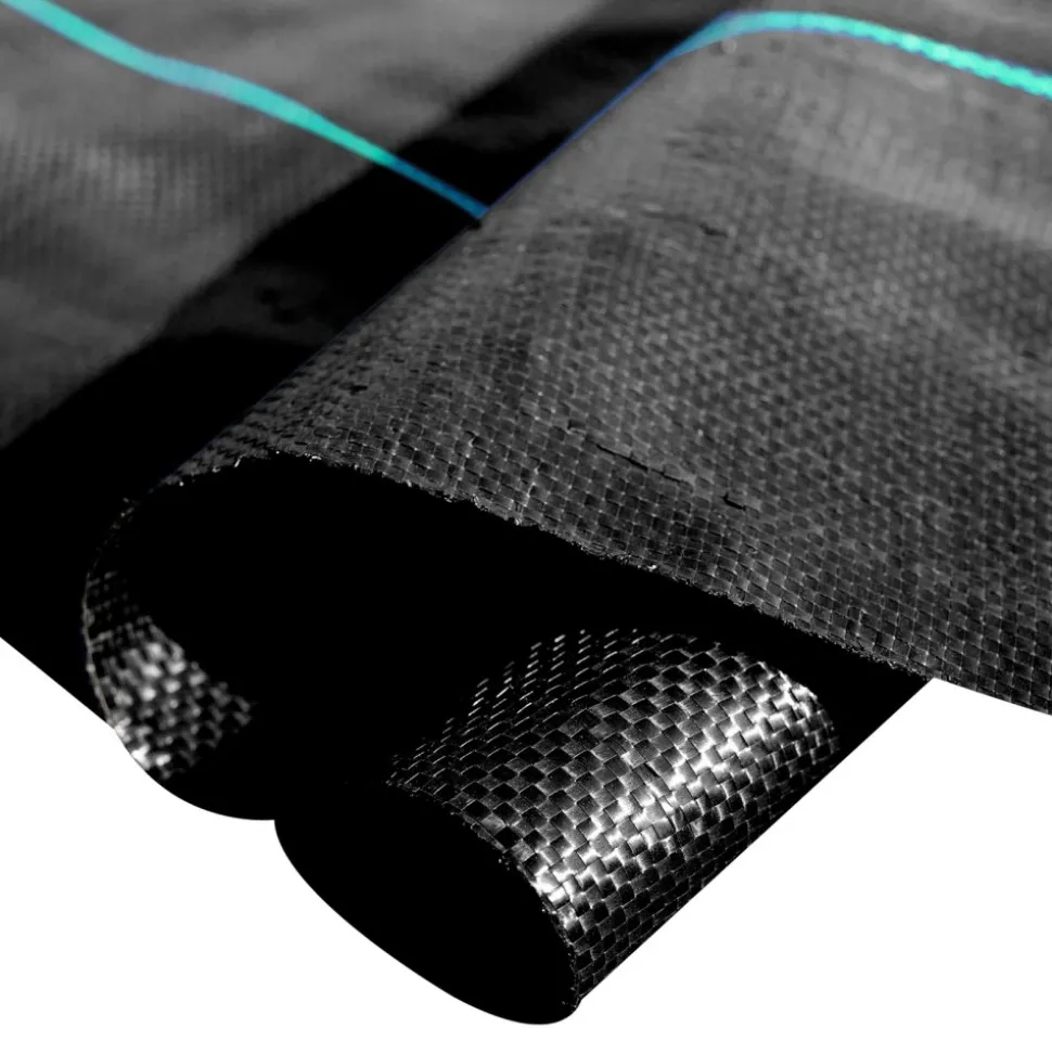 VEVOR Weed Control Fabric 6ft x 300ft - Geo Textile Fabric Heavy Duty - Woven Ground Cover for Commercial Greenhouse, Yard, Garden Barrier Cloth Blocker Mat