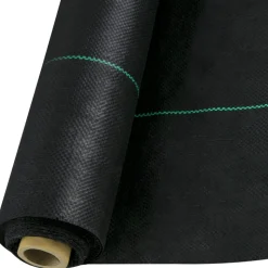VEVOR Weed Control Fabric 6ft x 300ft - Geo Textile Fabric Heavy Duty - Woven Ground Cover for Commercial Greenhouse, Yard, Garden Barrier Cloth Blocker Mat