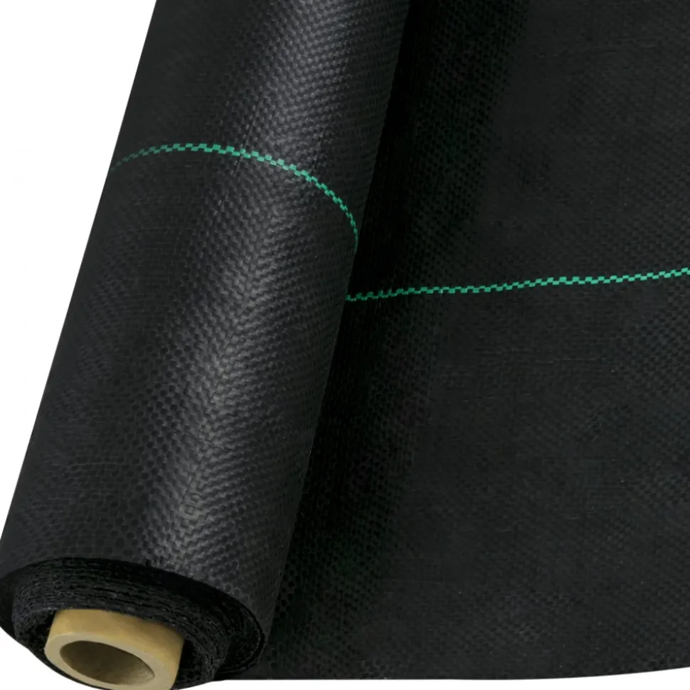 VEVOR Weed Control Fabric 6ft x 300ft - Geo Textile Fabric Heavy Duty - Woven Ground Cover for Commercial Greenhouse, Yard, Garden Barrier Cloth Blocker Mat