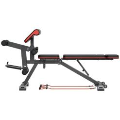 VEVOR Weight Bench, 800lbs Adjustable Weight Bench Press for Full Body Workout, Exercise Sit up Bench for Home Gym Strength Training, Flat Bench with with Leg Extension, Preacher Pad, Fast Adjustment
