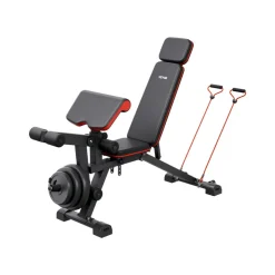 VEVOR Weight Bench, 800lbs Adjustable Weight Bench Press for Full Body Workout, Exercise Sit up Bench for Home Gym Strength Training, Flat Bench with with Leg Extension, Preacher Pad, Fast Adjustment