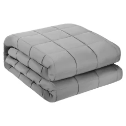 VEVOR Weighted Blanket, 20 lbs, 88 x 104 in King Size, Cooling Breathable Heavy Blanket with Glass Beads, All-Season Use, Suitable for 200-250 lbs Adults, Anxiety Stress Relief, Improve Sleep, Grey