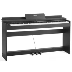VEVOR Weighted Digital Piano, 88 Keys Fully Weighted, Electric Piano Keyboard with Furniture Stand, Power Adapter, Triple Pedal, 680 Tones, Support Wireless Connection, with Headphones, for Beginners