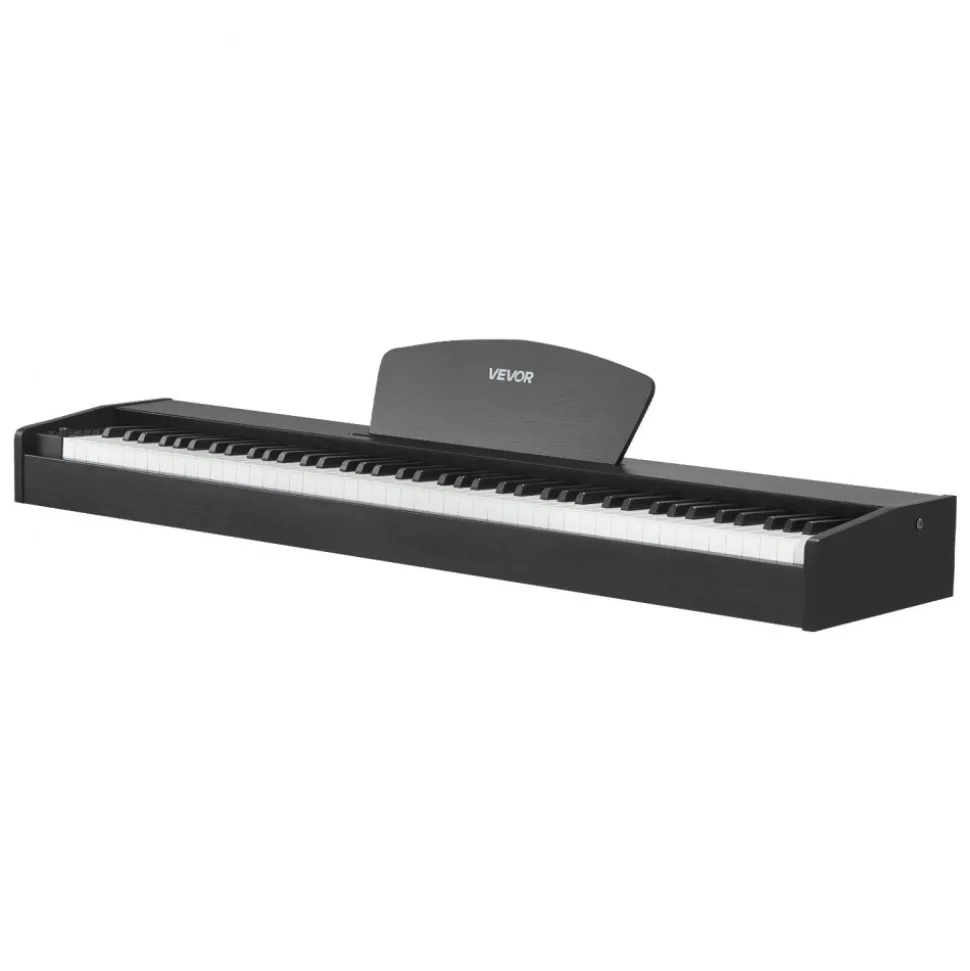 VEVOR Weighted Digital Piano, 88 Keys Fully Weighted, Electric Piano Dual Keyboard & Speakers, with Sustain Pedal, Recording Function, 238 Tones, Wireless Connection, for Beginners, Without Stand