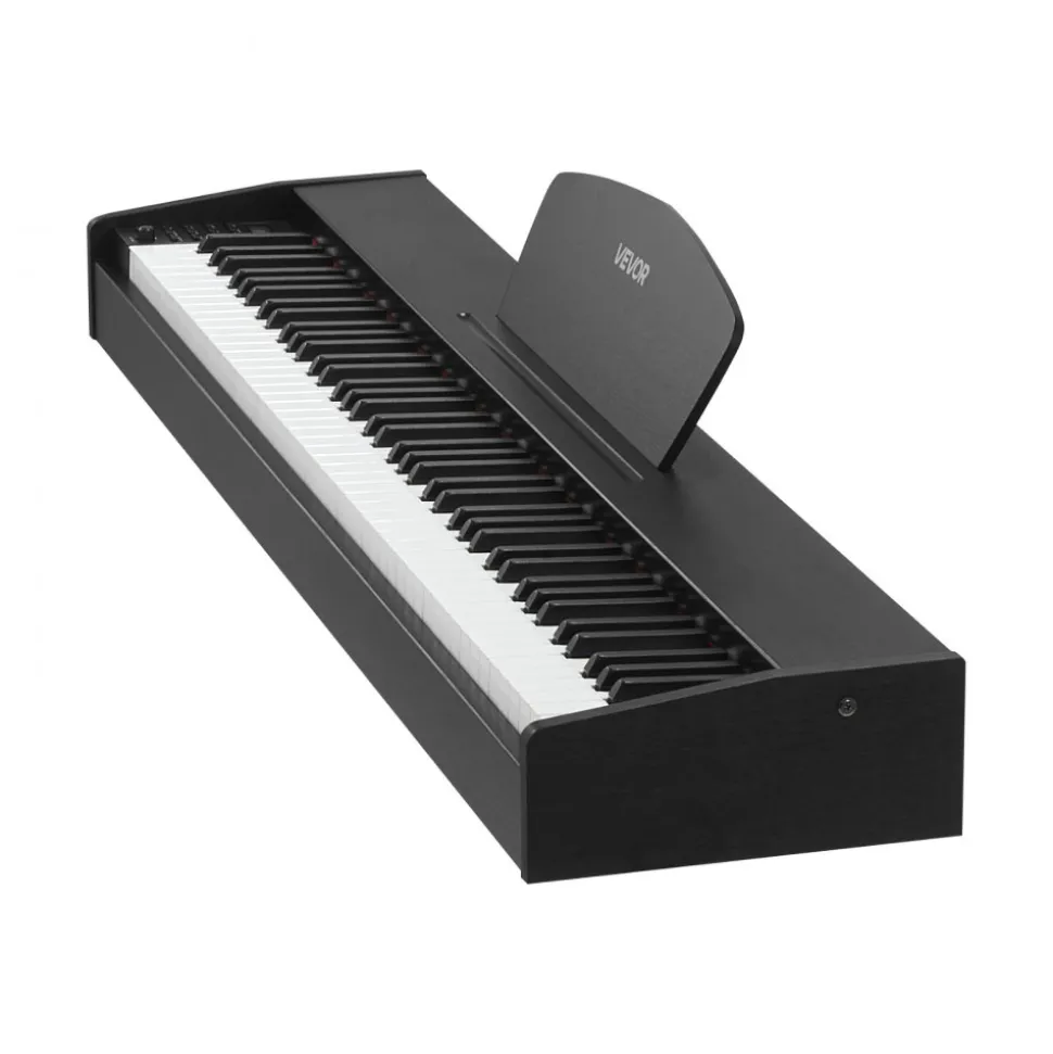 VEVOR Weighted Digital Piano, 88 Keys Fully Weighted, Electric Piano Dual Keyboard & Speakers, with Sustain Pedal, Recording Function, 238 Tones, Wireless Connection, for Beginners, Without Stand