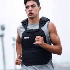 VEVOR Weighted Vest, Body Weight Vest with Shoulder Pad, and Reflective Stripe, Exercise Set for Men Women, Workout Equipment for  Strength Training, Running, Jogging, Fitness, Muscle Building
