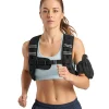 VEVOR Weighted Vest, 6 lbs Body Weight Vest for Men Women, with Reflective Stripe, Adjustable Buckle, Workout Equipment for Strength Training, Running, Jogging, Fitness, Muscle Building, Weight Loss