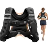 VEVOR Weighted Vest, 20 lbs Weight Vest with Reflective Stripe, Adjustable Buckle Body Weight Vest for Men Women, Workout Equipment for Strength Training, Running, Jogging, Fitness, and Weight Loss