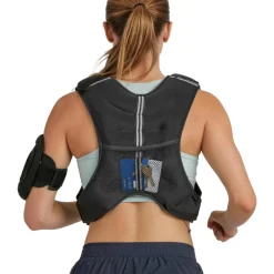 VEVOR Weighted Vest, 30 lbs Weight Vest with Reflective Stripe, Adjustable Buckle Body Weight Vest for Men Women, Workout Equipment for Strength Training, Running, Jogging, Fitness, and Weight Loss