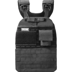 VEVOR Weighted Vest, 40lb Weight Vest, Adjustable Body Weight Jacket for Men Women, Workout Equipment for Strength and Endurance Training, Running, Jogging, Walking, Fitness, and Weight Loss