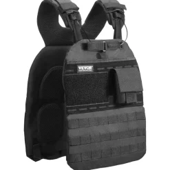 VEVOR Weighted Vest, 40lb Weight Vest, Adjustable Body Weight Jacket for Men Women, Workout Equipment for Strength and Endurance Training, Running, Jogging, Walking, Fitness, and Weight Loss