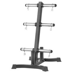 VEVOR Weight Plate Rack, L Frame Weight Plate Tree for 2-Inch Weight Plates, Standard Weight Plate Tree, 1000 lbs Load Capacity Weight Storage Holder, Home Gym Barbell Rack Storage Stand, Black