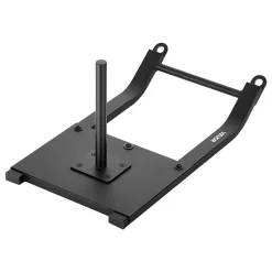VEVOR Weight Sled, Steel Power Sled, Fitness Strength Training Sleds for Athletic Exercise Speed Improvement, Workout Fitness Equipment with Harness, Compatible with 1/2 in Weight Plates, Black