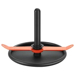 VEVOR Weight Sled, Steel Power Sled, Fitness Strength Training Sleds for Athletic Exercise Speed Improvement, Workout Fitness Equipment with Harness, Compatible with 2 in Weight Plate, Orange & Black
