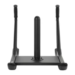 VEVOR Weight Sled, Steel Power Sled, Fitness Strength Training Sleds for Athletic Exercise Speed Improvement, Workout Fitness Equipment with Handle, Compatible with 1/2 in Weight Plates, Black
