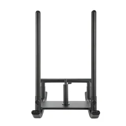 VEVOR Weight Sled, Steel Power Sled, Fitness Strength Training Sleds for Athletic Exercise Speed Improvement, Workout Fitness Equipment with Handle, Compatible with 1/2 in Weight Plates, Black