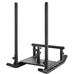 VEVOR Weight Sled, Steel Power Sled, Fitness Strength Training Sleds for Athletic Exercise Speed Improvement, Workout Fitness Equipment with Handle, Compatible with 1/2 in Weight Plates, Black