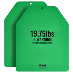 VEVOR Weight Vest Plates, 19.75 LB Pairs, Premium Steel Weighted plates, Contoured Ergonomic Fit – WODs, Additional Weight for Weight Vests, for Strength Training, Running, Fitness, Heavy Workouts