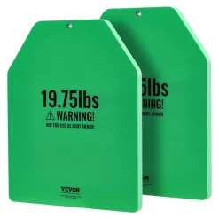 VEVOR Weight Vest Plates, 19.75 LB Pairs, Premium Steel Weighted plates, Contoured Ergonomic Fit – WODs, Additional Weight for Weight Vests, for Strength Training, Running, Fitness, Heavy Workouts