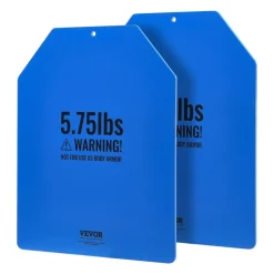 VEVOR Weight Vest Plates, 5.75 LB Pairs, Premium Steel Weighted plates, Contoured Ergonomic Fit – WODs, Additional Weight for Weight Vests, for Strength Training, Running, Fitness, Heavy Workouts