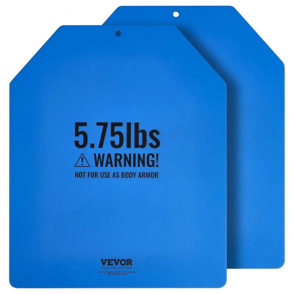 VEVOR Weight Vest Plates, 5.75 LB Pairs, Premium Steel Weighted plates, Contoured Ergonomic Fit – WODs, Additional Weight for Weight Vests, for Strength Training, Running, Fitness, Heavy Workouts