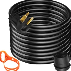 VEVOR Welder Extension Cord 40Amp 25ft 250V, Welding Power Cord with NEMA 6-50 Plug 8 Gauge 3 Prong for MIG,Lincoln,Plasma,Miller,TIG