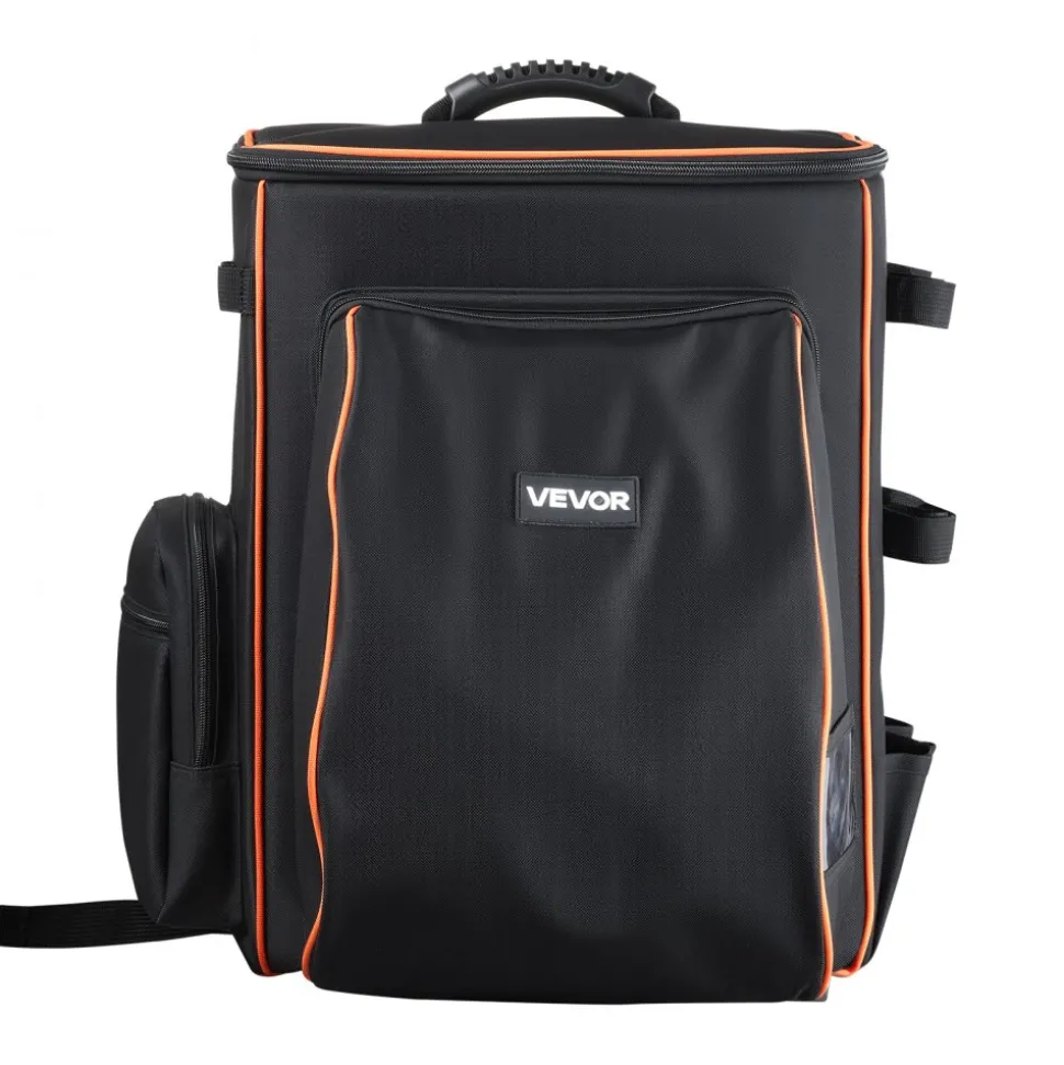VEVOR Welding Backpack, 35.6L Welder Backpack for Tools and Helmet, 600D Polyester Extreme Gear Pack with Helmet Catch Bag, Multi-Purpose Gear Storage Bag for Welding, Outdoor Camping, Mountaineering