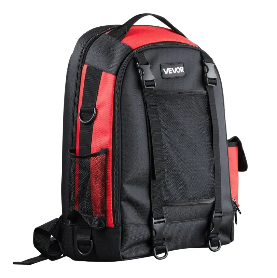 VEVOR Welding Backpack, 25.2L Welder Backpack for Tools and Helmet, 1680D High-Density Polyester Extreme Gear Pack with Helmet Bag, Multi-Purpose Gear Storage Bag for Welding, Outdoor Camping, Hiking
