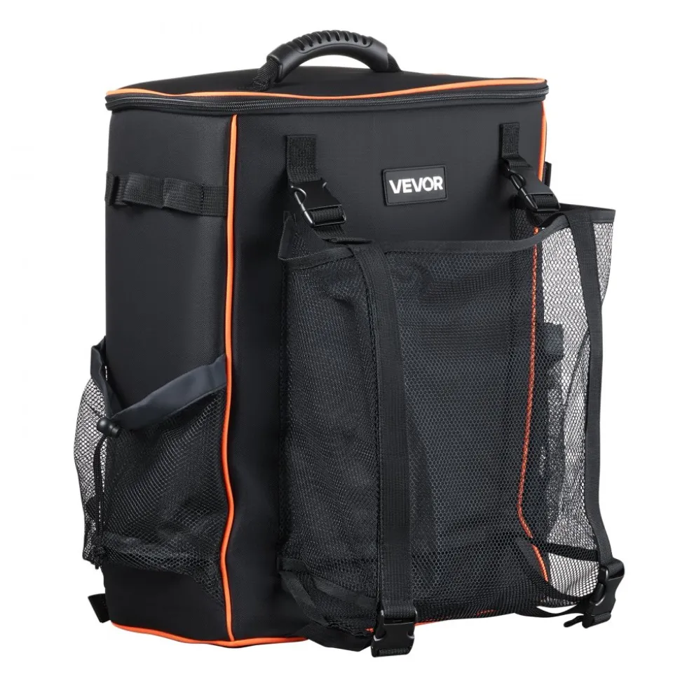 VEVOR Welding Backpack, 33L Welder Backpack with Insulated Bag & Helmet Bag, 600D Polyester Extreme Gear Pack for Tools and Helmet, Multi-Purpose Gear Storage Bag for Welding, Outdoor Camping, Hiking