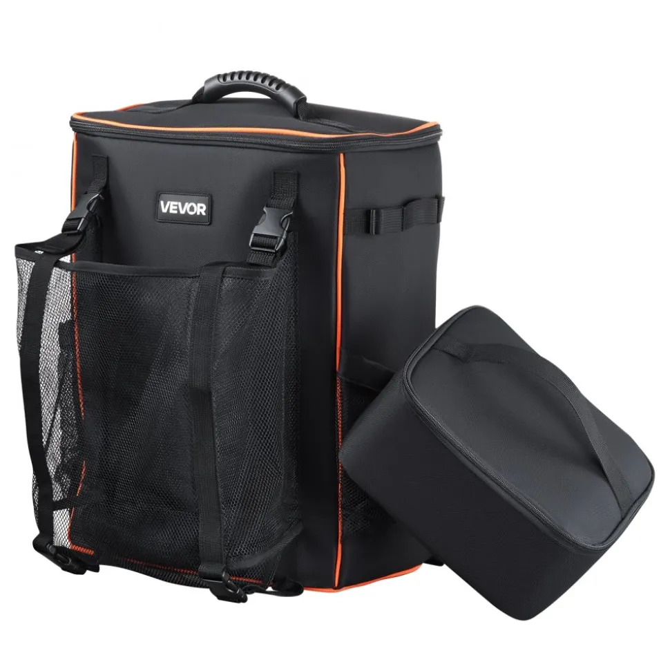 VEVOR Welding Backpack, 33L Welder Backpack with Insulated Bag & Helmet Bag, 600D Polyester Extreme Gear Pack for Tools and Helmet, Multi-Purpose Gear Storage Bag for Welding, Outdoor Camping, Hiking
