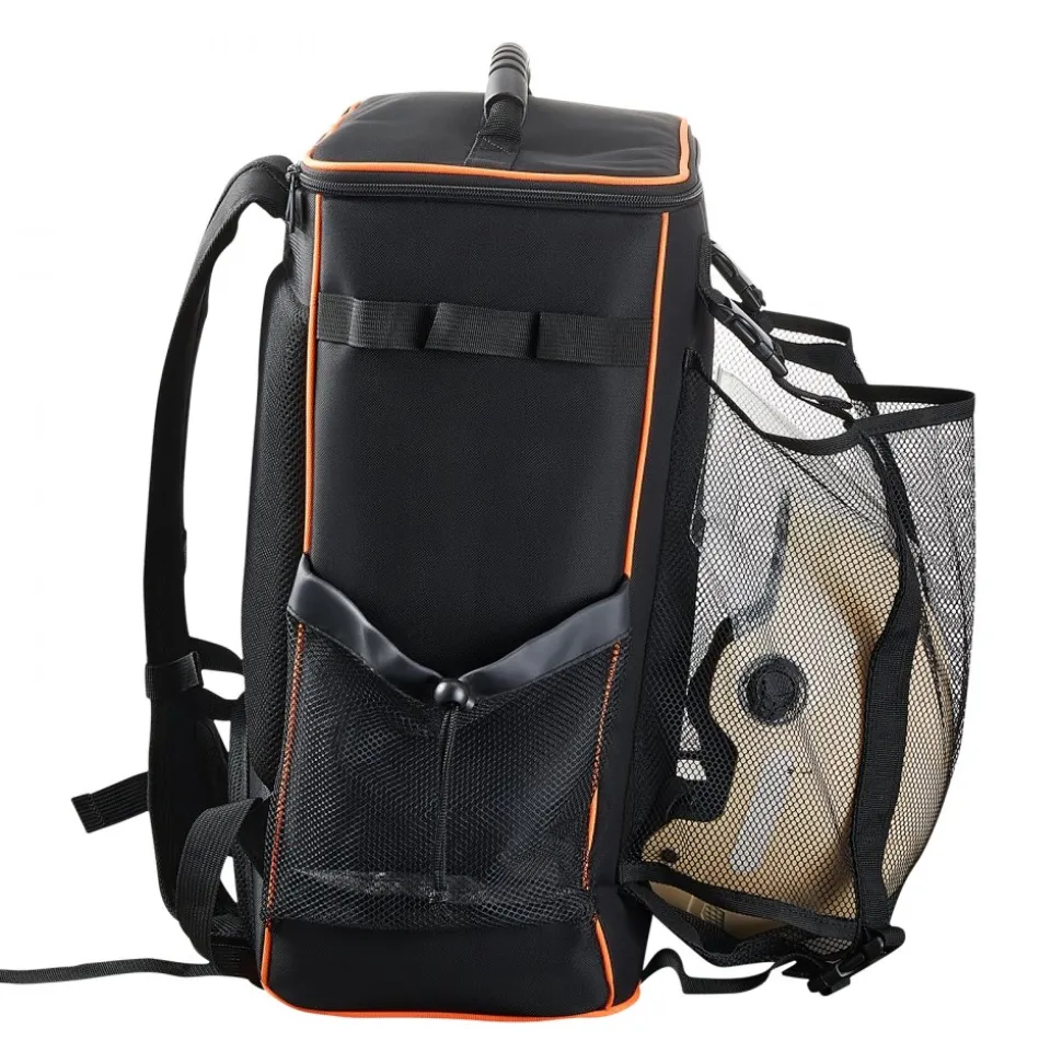 VEVOR Welding Backpack, 33L Welder Backpack with Insulated Bag & Helmet Bag, 600D Polyester Extreme Gear Pack for Tools and Helmet, Multi-Purpose Gear Storage Bag for Welding, Outdoor Camping, Hiking