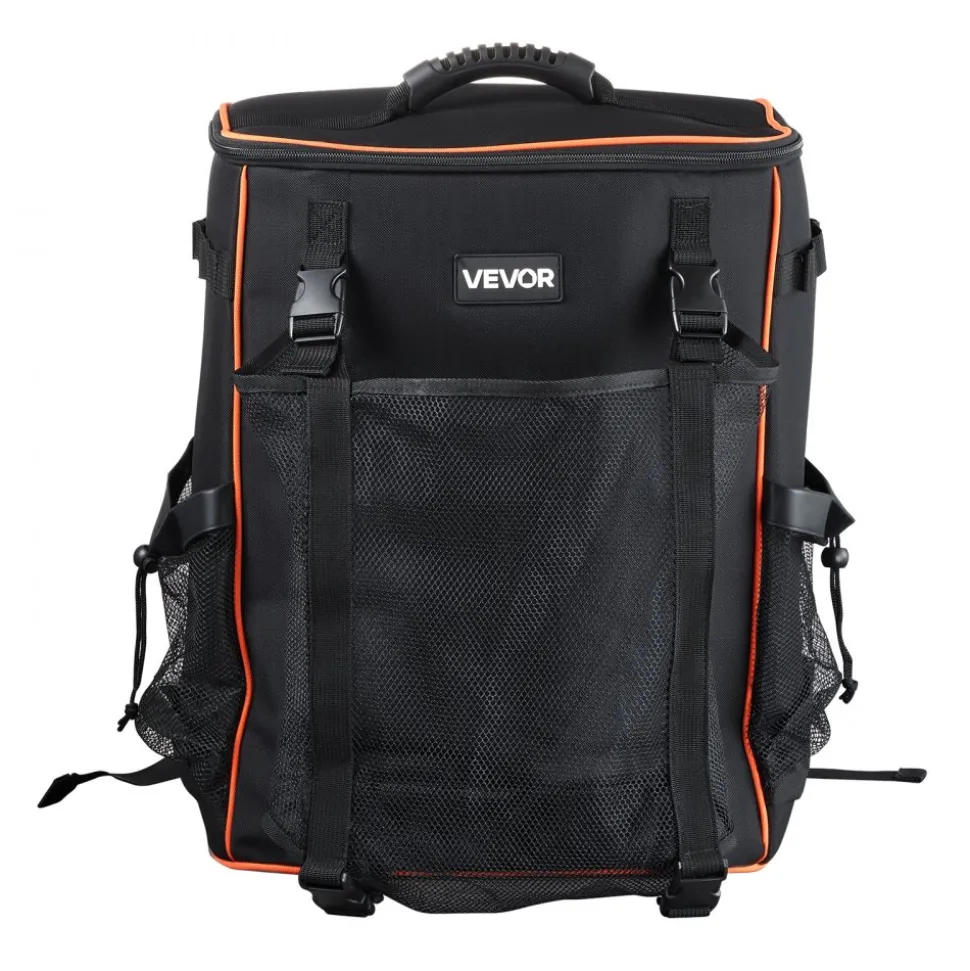 VEVOR Welding Backpack, 33L Welder Backpack with Insulated Bag & Helmet Bag, 600D Polyester Extreme Gear Pack for Tools and Helmet, Multi-Purpose Gear Storage Bag for Welding, Outdoor Camping, Hiking