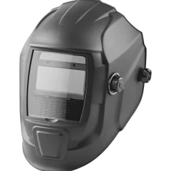 VEVOR Welding Helmet Auto Darkening, 3.66" x 1.69" True Color Welding Hood, Solar Powered Welder Mask 2 Arc Sensors, Shade 4/9-13 for TIG MIG ARC Weld Grinding - CRIUS Series (Matte Black)