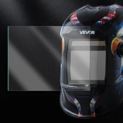 VEVOR Welding Helmet Outer Cover Lens, 20PCS 4.76" x 4.65" Outside Replacement Lens, Filter Protective Clear Covers Compatible with VEVOR CRIUS/METIS Series Auto Darkening Welding Helmets