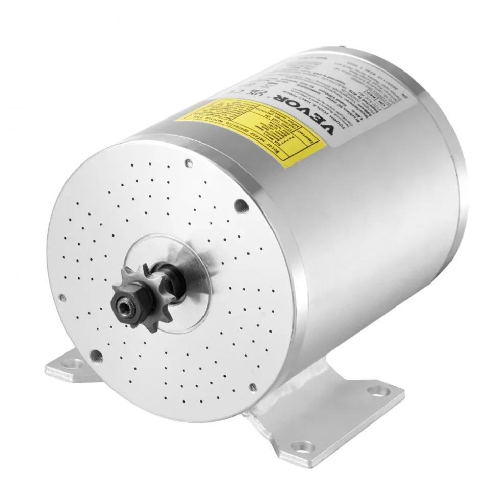 VEVOR 2000W Electric Brushless DC Motor Kit - 48V 4300rpm Motor with Upgraded Speed Controller for Go Karts E-Bike Motorcycle Scooter