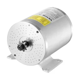 VEVOR 1800W Electric Brushless DC Motor Kit - 48V 4500rpm Motor with Upgraded Speed Controller and Throttle Grip Kit for Go Karts E-Bike Motorcycle Scooter DIY
